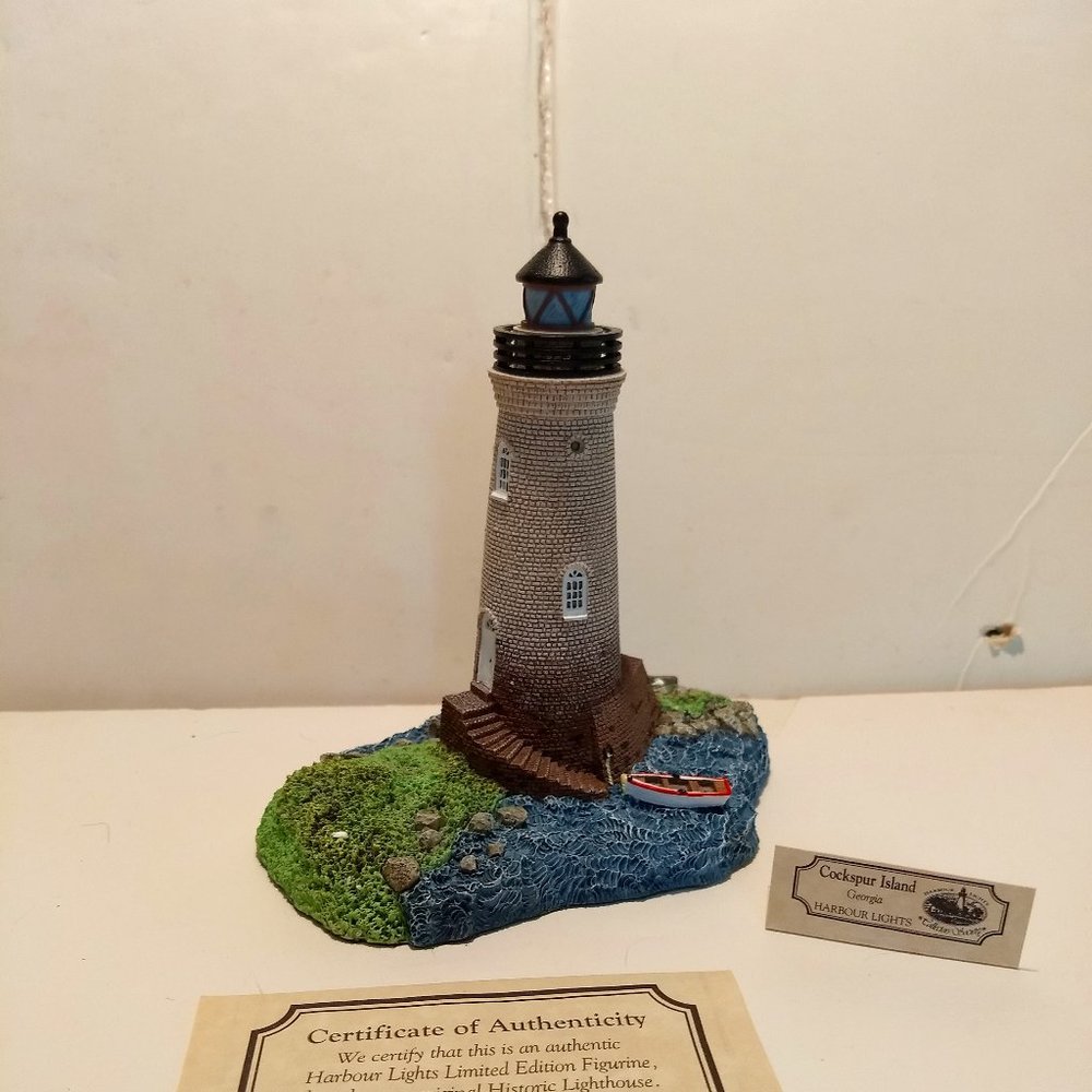Harbour Lights #508 Cockspur Island Georgia GA - in original box with COA